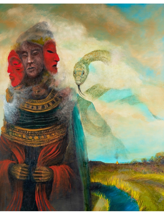 COSMIC SNAKE AT DUSK - Arkadiusz Danovski