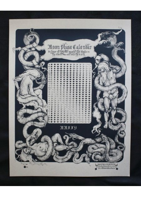 MOON PHASE SNAKES CALENDAR... 2