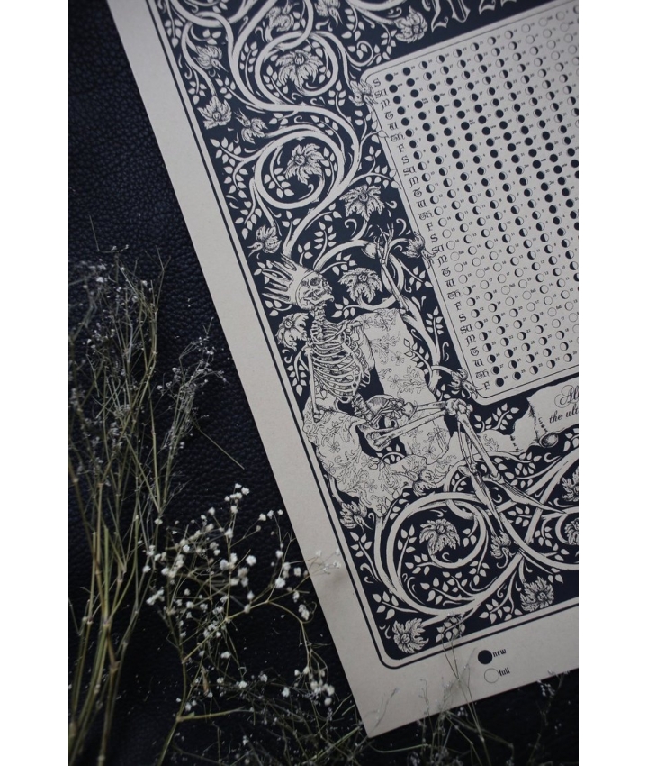 MOON PHASE DEATH CALENDAR 2025 - Sigurd Persson