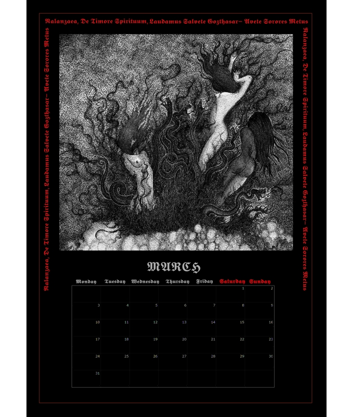 SERPENTS OF NECROSOPHIA  - Calendars... SERPENTS OF NECROSOPHIA  - Calendars...