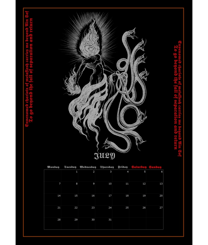 SERPENTS OF NECROSOPHIA  - Calendars... SERPENTS OF NECROSOPHIA  - Calendars...