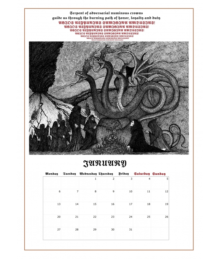 SERPENTS OF NECROSOPHIA  - Calendars...