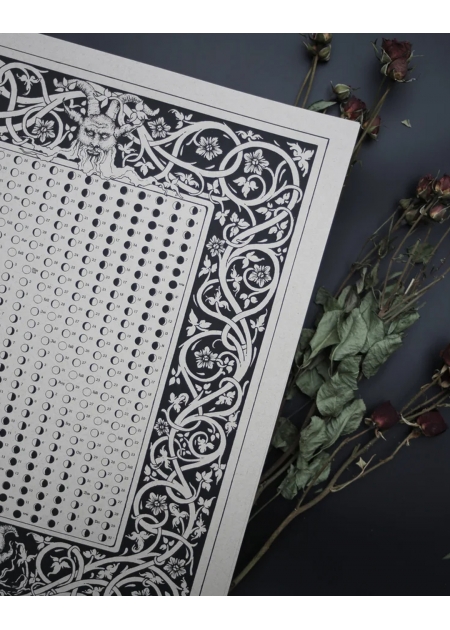 MOON PHASE FAUN CALENDAR 2026 - Sigurd Persson 2