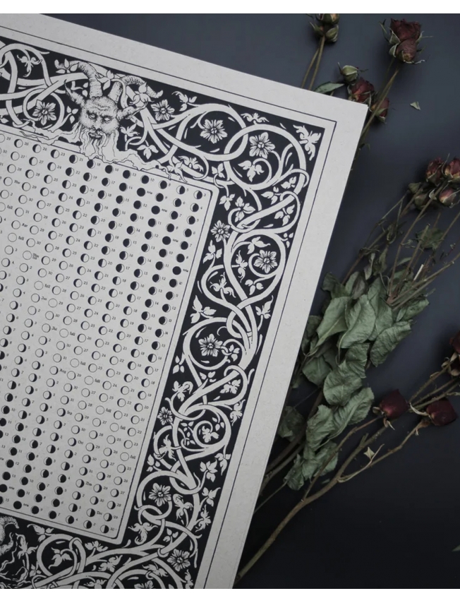 MOON PHASE FAUN CALENDAR 2026 - Sigurd Persson