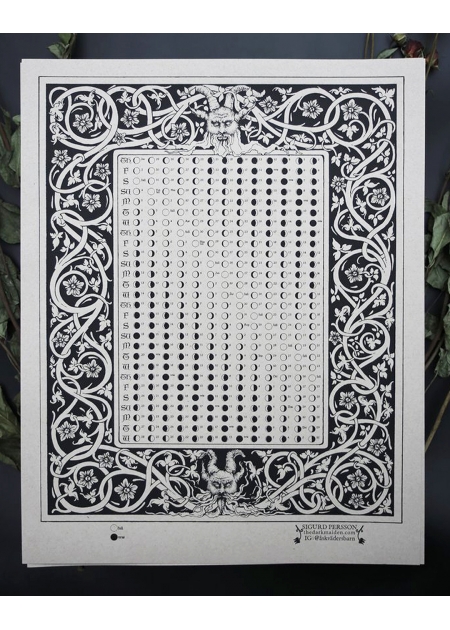 MOON PHASE FAUN CALENDAR 2026 - Sigurd Persson