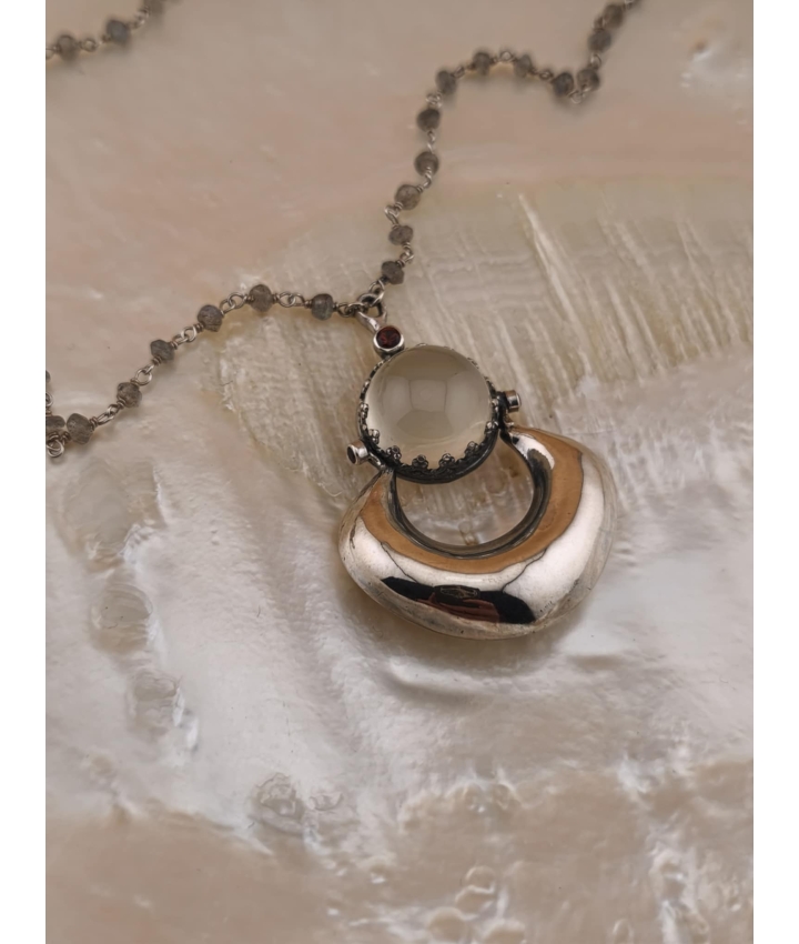 THREE MOONS NECKLACE - AzK Jewelry - 2