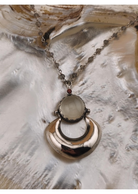 THREE MOONS NECKLACE - AzK Jewelry - 1