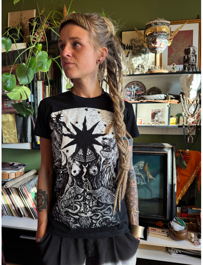 BLACK SUN TEE - Cara Madeha - 3